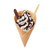 Super Cone Schokolade Marshmallow Oreo,Soft Ice Corner,Angelo,Good Choice;4,75