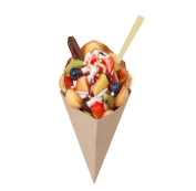 Bubble Waffel Frisches Obst,Soft Ice Corner,Angelo,Good Choice;5,9