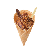 Super Cone Caramel Nuts,Soft Ice Corner,Angelo,Good Choice;4,75