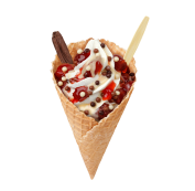 Super Cone Strawberry Cheesecake,Soft Ice Corner,Angelo,Good Choice;4,75