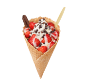 Super Cone Strawberry Cheesecake Flake,Soft Ice Corner,Angelo,Good Choice;4,75